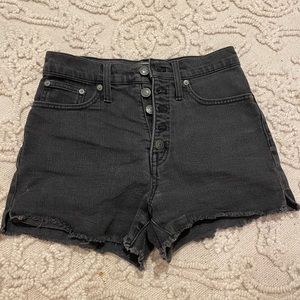 Black Madewell Denim Shorts